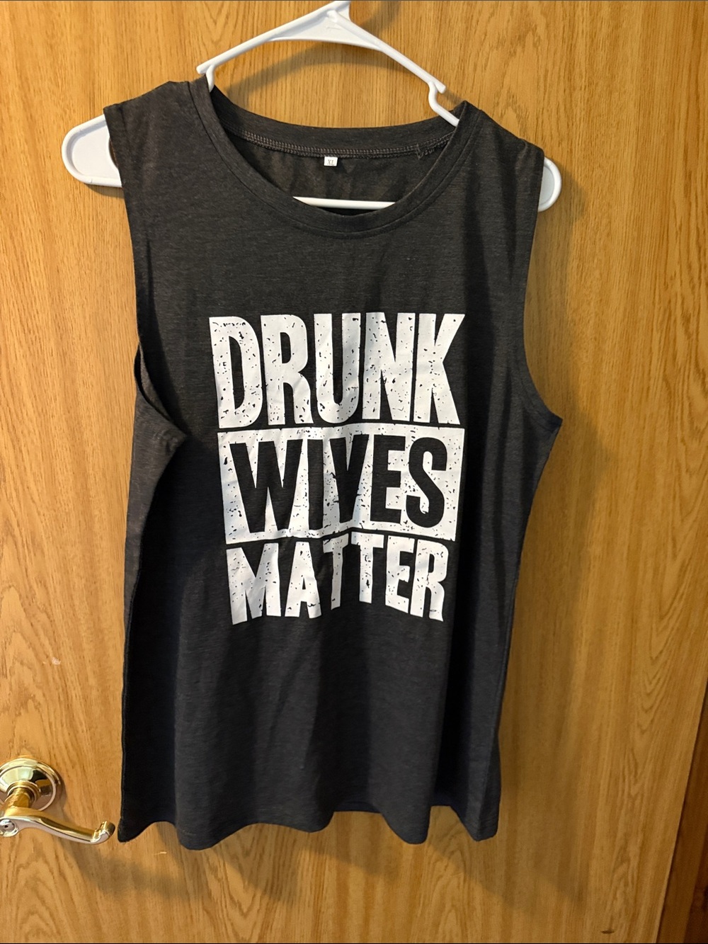 Graphic Muscle Tank Top - Black - Unbranded